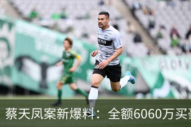 蔡天凤案新爆料：全额6060万买豪宅，邝球回扣拿697万，一事可疑