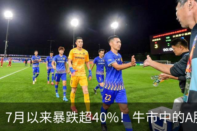 7月以来暴跌超40%！牛市中的A股到底发生了什么？